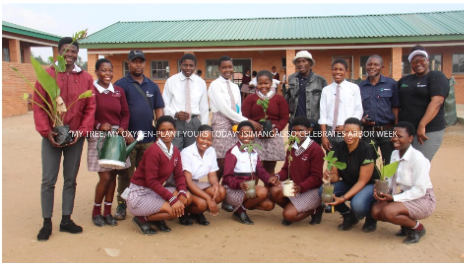 “My tree, my oxygen-plant yours today”  iSimangaliso celebrates Arbor week